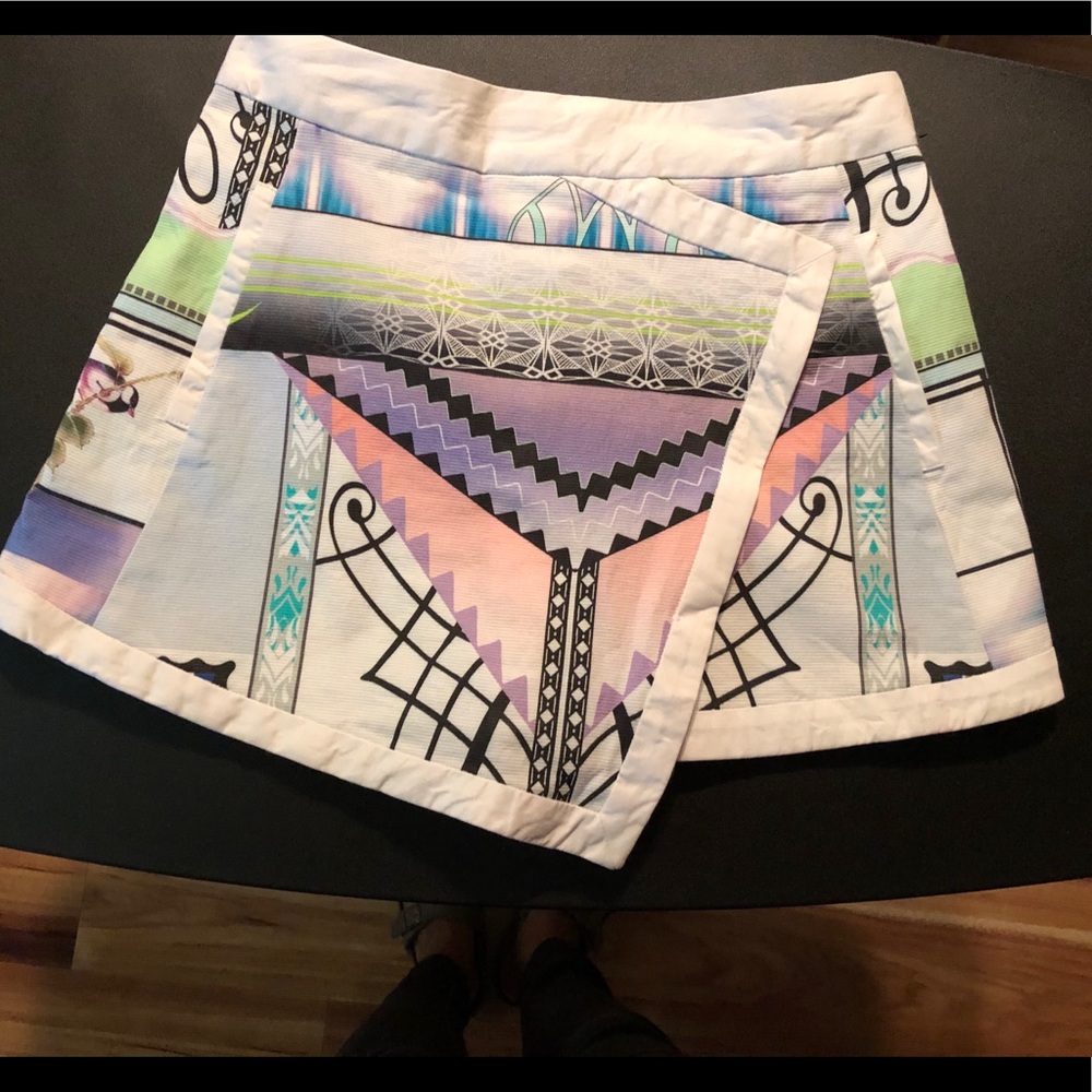 Skort with pockets